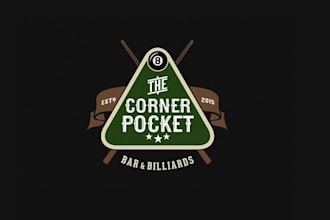 design pool hall and  bar logo in 24 hours