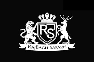 design rajbagh safari company logo in 24 hours