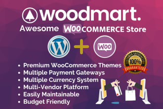 customize woodmart theme and build stunning online stores