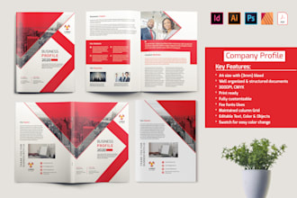 design indesign medical corporate business profile proposal brochure in 12 hours