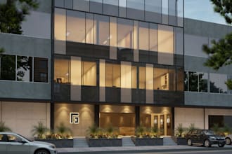 create a realistic 3d exterior renderings