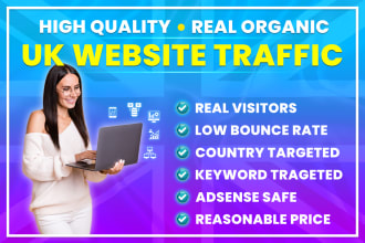 bring UK targeted website traffic