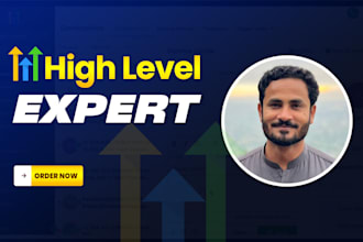 be your gohighlevel expert for go high level website and sales funnel crm