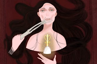 do surreal style illustrations