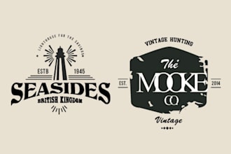 design unique vintage logo