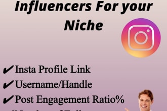 find quality instagram influencer for your niche