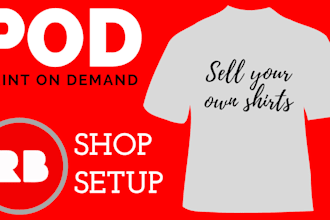 help you create your teespring or redbubble shop