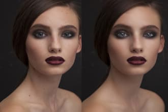 do professional natural beauty retouch