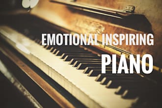 compose orchestral and emotional piano, original music