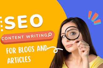 write affiliated SEO articles blogs essays and web content