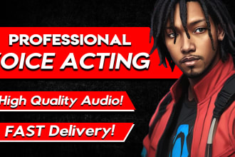 provide professional voice acting in your next project