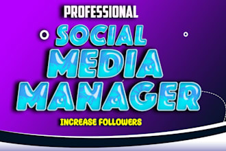 be a social media manager, growth account, and marketing