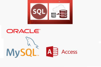 do sql database design, query, microsoft access, oracle, mysql, sqlite and erd