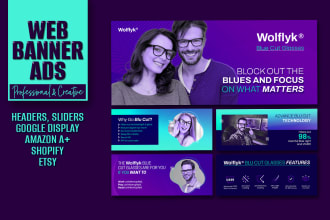 design professional and engaging web banner ads