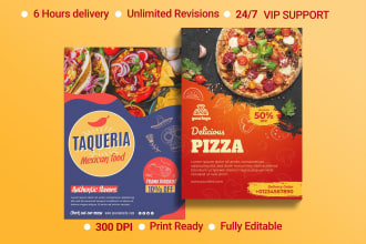 design food flyer banner restaurant menu food menu catalog brochure and leaflet