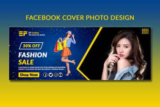 create a facebook cover photo banner design