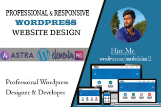 wordpress install,customize,demo import, fix, migrate,set up your domain hosting