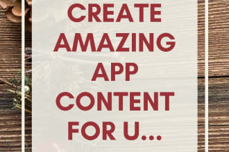 write amazing app descriptions