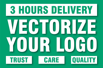 vector tracing, vectorize logo or convert image to vector