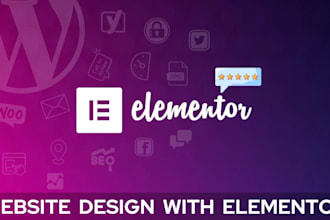 design website using elementor pro
