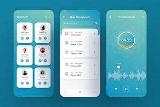 design mobile app UI mockup