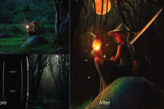 edit a collage photo manipulation retouch and other photoshop work