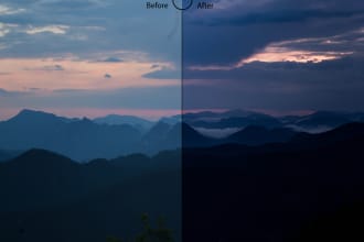 edit your travel, landscape or nature photographies