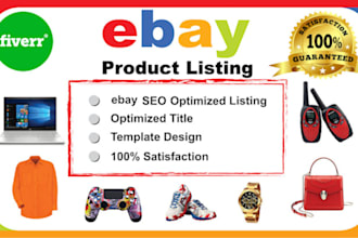 do product listing, product lister, ebay, shopify, poshmark, etsy and all stores