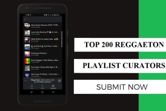 submit your single to top 200 reggaeton playlist curators