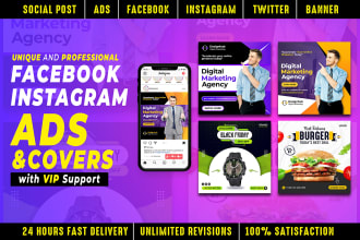do facebook post or social media modern creative instagram twitter banner design