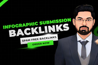 provide infographic submission or image sharing high quality backlinks