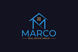 design unique modern and creative realtor logo