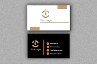 create simple business card design for you