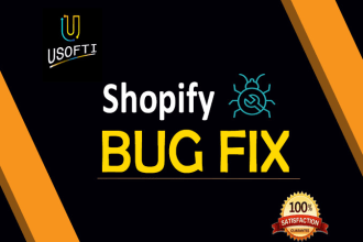 do shopify bug fix theme customization and liquid coding