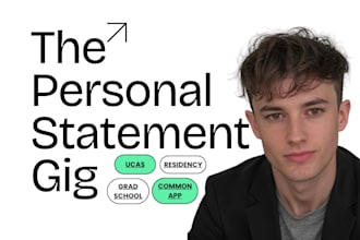 proofread your college, university, or residency statement