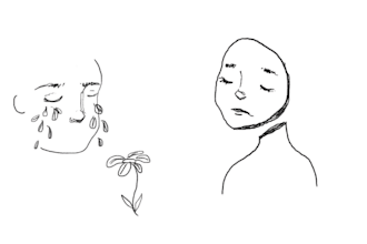 make surrealist line art for poetry and tarot cards