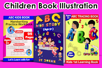 Hot Deals!  do children book illustration and children book cover