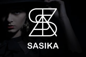 design a minimalistic, geometric, modern name logo