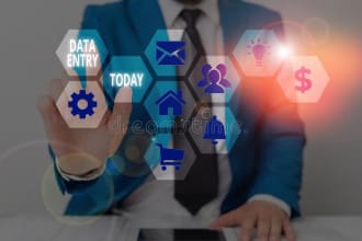 do web research data entry email collect