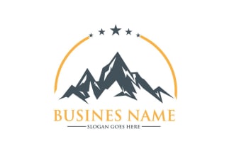 do mountain logo design with new concept