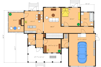 redraw 2d floor plan for real estate agents urgent