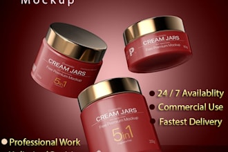 photoshop editing for labels, mockups and products