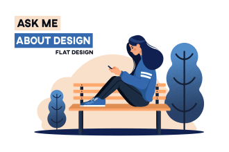 design modern flat vector illustrations for website, app, animation