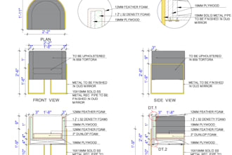 make detailed shop drawings of furniture