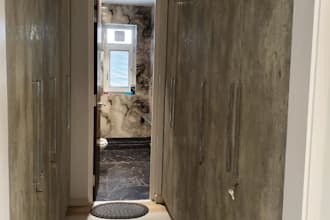 design luxury bathroom, technical drawings  and realistic 3d views