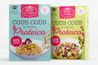 design professional food labels or box