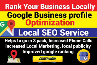 optimize and google my business profile ranking with best local SEO strategy
