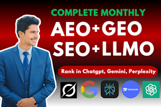 rank website in chatgpt and gemini with aeo, GEO and off page SEO backlinks
