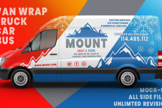 design professional van wrap, car wrap design