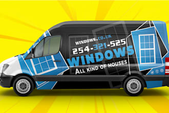 design awesome van wrap vehicle wrap for you